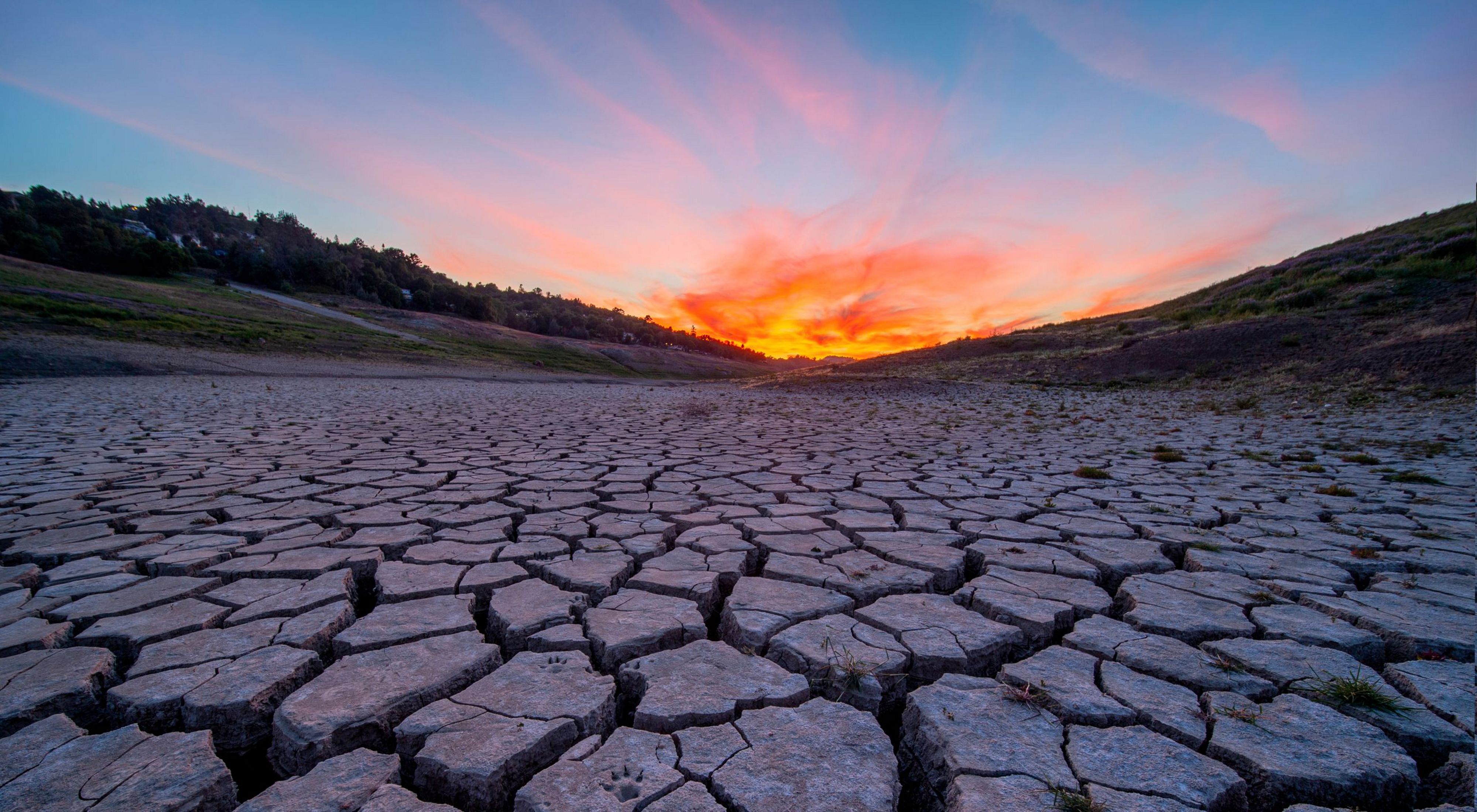 Dry river bed